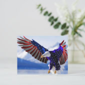 Een Amerikaanse adelaar Briefkaart (Staand voorkant)