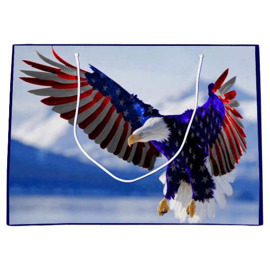 Een Amerikaanse adelaar Groot Cadeauzakje (Voorkant)