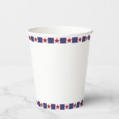 Een Amerikaanse Babe 4 juli 1 Verjaardag Papieren Bekers (Achterkant)