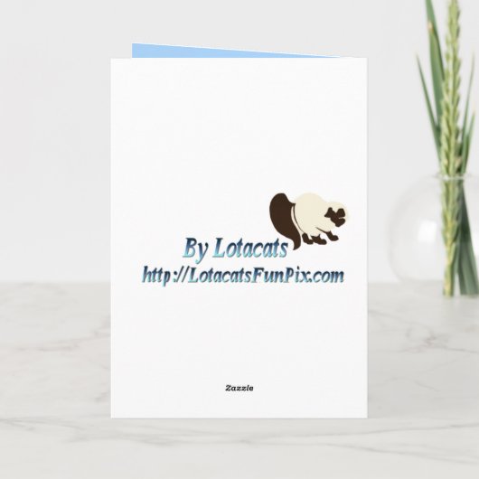 Een Amerikaanse Cat Kaart (Achterkant)