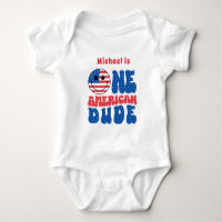 Een Amerikaanse Dude 4 juli Eerste Verjaardag