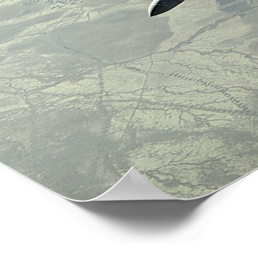 Een Amerikaanse luchtmacht B-1B-danser op gevechts Poster (Hoek)