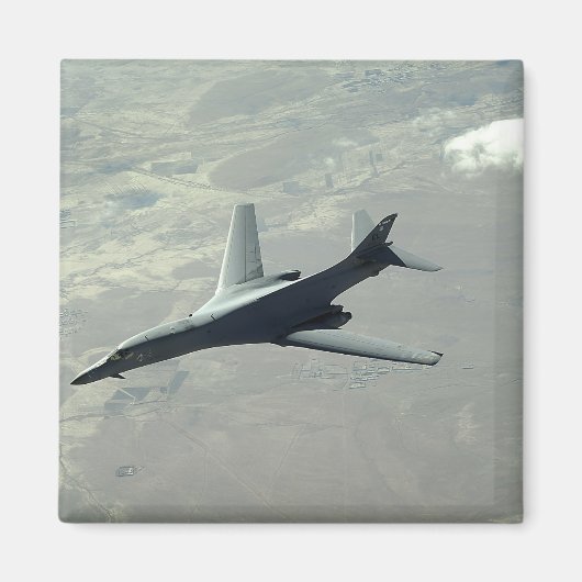 Een Amerikaanse luchtmacht B-1B Lancer op een geve Magneet (Voorkant)