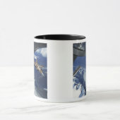 Een Amerikaanse luchtmacht F-15C Eagle die zichzel Mok (Midden)