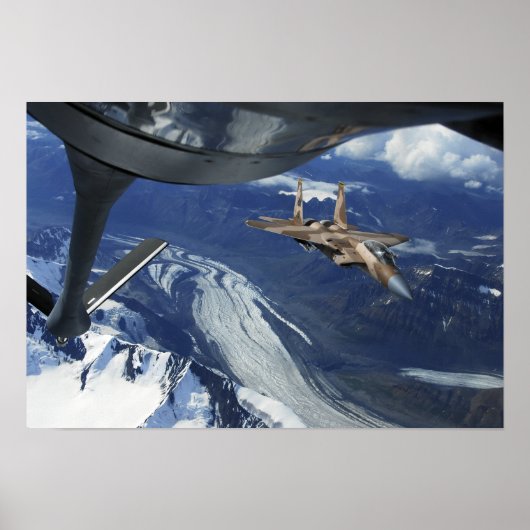 Een Amerikaanse luchtmacht F-15C Eagle die zichzel Poster (Voorkant)