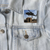 Een Amerikaanse luchtmacht pararescuemens Vierkante Button 5,1 Cm (In situ)