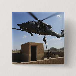 Een Amerikaanse luchtmacht pararescuemens Vierkante Button 5,1 Cm