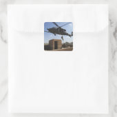 Een Amerikaanse luchtmacht pararescuemens Vierkante Sticker (Tas)