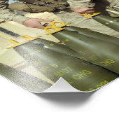 Een Amerikaanse marine bereidt howitzer-rondes voo Foto Afdruk (Hoek)