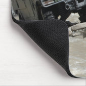 Een Amerikaanse marine die de bestuurder van een H Muismat (Hoek)