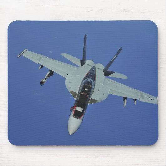 Een Amerikaanse marine F/A-18F Super Hornet tijden Muismat (Voorkant)