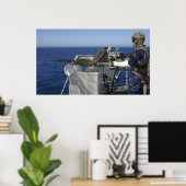 Een Amerikaanse marine Gunner's Mate Poster (Thuiskantoor)