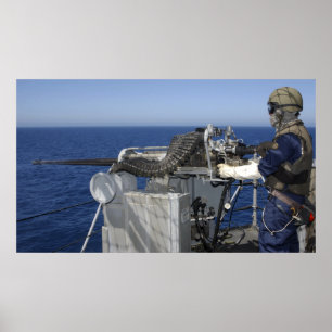 Een Amerikaanse marine Gunner's Mate Poster