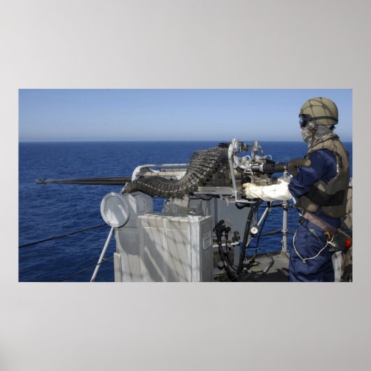 Een Amerikaanse marine Gunner's Mate Poster (Voorkant)