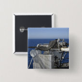 Een Amerikaanse marine Gunner's Mate Vierkante Button 5,1 Cm (Voorkant /achterkant)