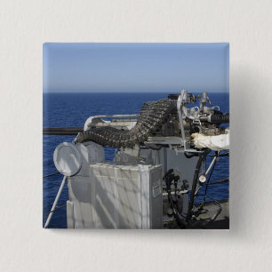 Een Amerikaanse marine Gunner's Mate Vierkante Button 5,1 Cm