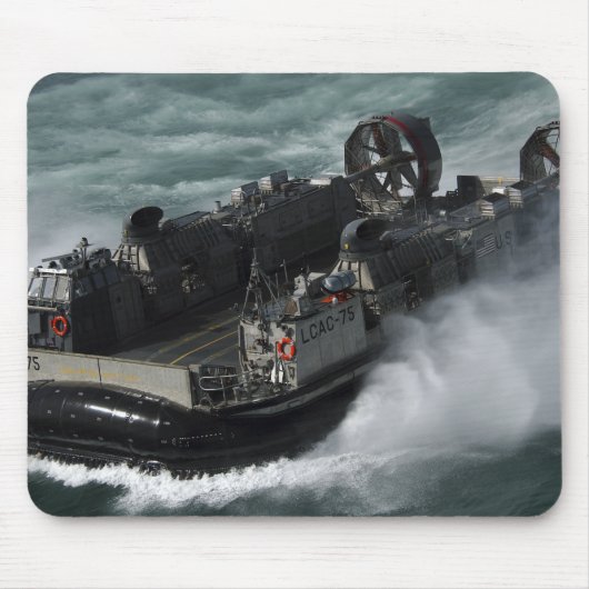 Een Amerikaanse marine landings Craft Air Cushion Muismat (Voorkant)