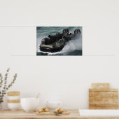Een Amerikaanse marine landings Craft Air Cushion Poster (Keuken)