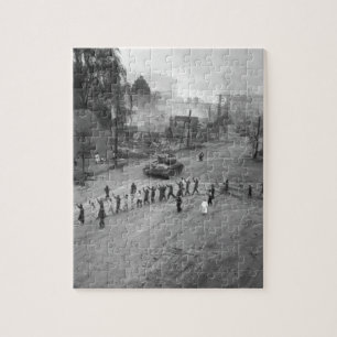 Een Amerikaanse marinetank volgt_War Afbeelding Legpuzzel