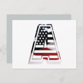 Een Amerikaanse scriptfab cool Briefkaart (Voorkant / Achterkant)