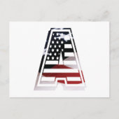 Een Amerikaanse scriptfab cool Briefkaart (Voorkant)