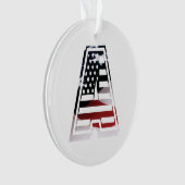 Een Amerikaanse scriptfab cool Ornament (voorkant)