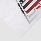 Een Amerikaanse scriptfab cool Tissuepapier (Detail)