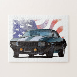 Een Amerikaanse spierwagen Legpuzzel