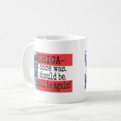 "Een Amerikaanse toast" koffie-Mok Koffiemok (Voorkant links)