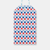 Een Amerikaanse vent 4 juli eerste verjaardag Cadeaulabel (Achterkant)