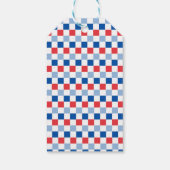Een Amerikaanse vent 4 juli eerste verjaardag Cadeaulabel (Achterkant)