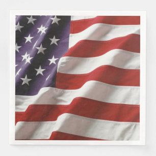 Een Amerikaanse vlag Servet