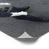 Een Amerikaanse zeeman vuurt een M2HB van 50 kalib Poster (Hoek)