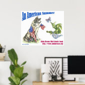 Een Amerikaanse zomer (landschap) Poster (Thuiskantoor)