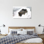 Een amfibievoertuig 2 canvas afdruk (Insitu (Slaapkamer))