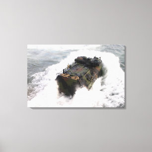 Een amfibievoertuig 2 canvas afdruk
