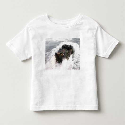 Een amfibievoertuig 2 kinder shirts (Voorkant)