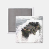 Een amfibievoertuig 2 magneet (Voorkant / Achterkant)