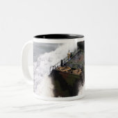 Een amfibievoertuig 2 tweekleurige koffiemok (Voorkant links)