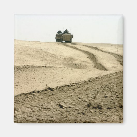 Een amfibievoertuig magneet (Voorkant)