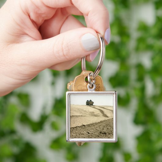 Een amfibievoertuig sleutelhanger (Hand)