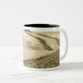 Een amfibievoertuig tweekleurige koffiemok (Voorkant rechts)