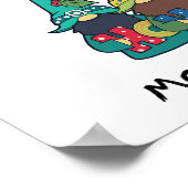 Een amusante kerst gehakt taart grap poster (Hoek)