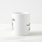 Een Anabisetia dinosaurus op de fiets. Koffiemok (Center)