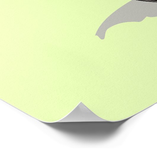 Een Anabisetia dinosaurus op de fiets. Poster (Hoek)