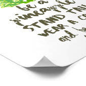 Een anananas-Inspirerend citaat-typografie zijn Poster (Hoek)