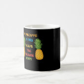 Een ananas per dag koffiemok (Voorkant rechts)