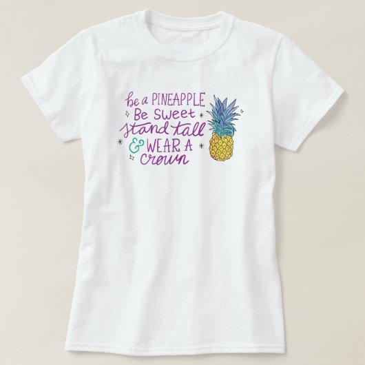 Een ananas T-Shirt zijn (Design voorkant)
