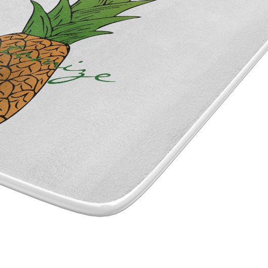 Eén ananas Thunder_Cove Snijplank (Hoek)