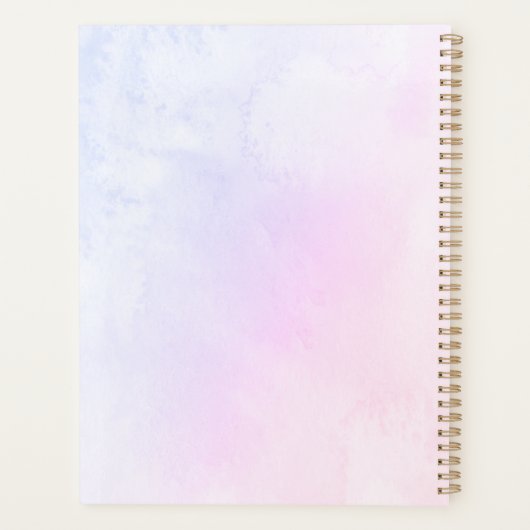 Een ananasplanner zijn planner (Achterkant)